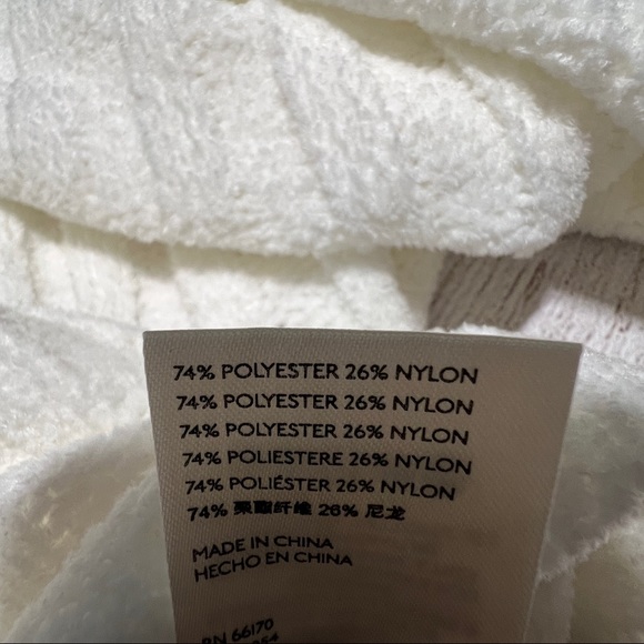 Free People Ribbed Balloon Sleeve V-Neck and Back Oversized Pullover Sweater - Picture 12 of 15